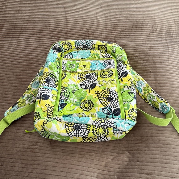Vera Bradley Limes Up Qulited Laptop Travel Backpack - Picture 2 of 16